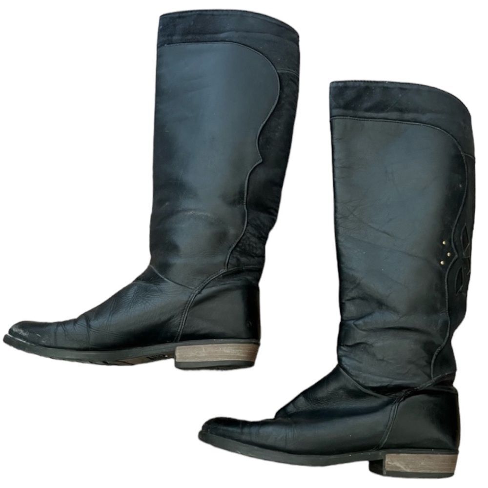 Santana Canada waterproof boots insulated winter boots w/detail knee high sz 7
